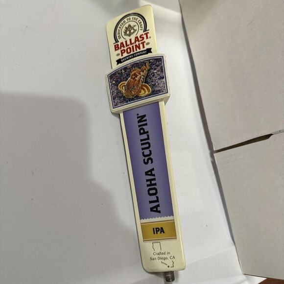 Ballast Point Beer Tap Handle Aloha Sculpin IPA California - Picture 3 of 5